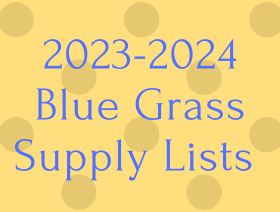  2023-2024 Supply Lists